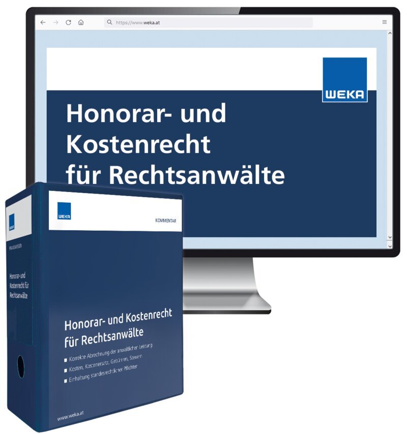 Honorar- und Kostenrecht für Rechtsanwälte - Handbuch