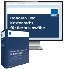 Honorar- und Kostenrecht für Rechtsanwälte - Handbuch
